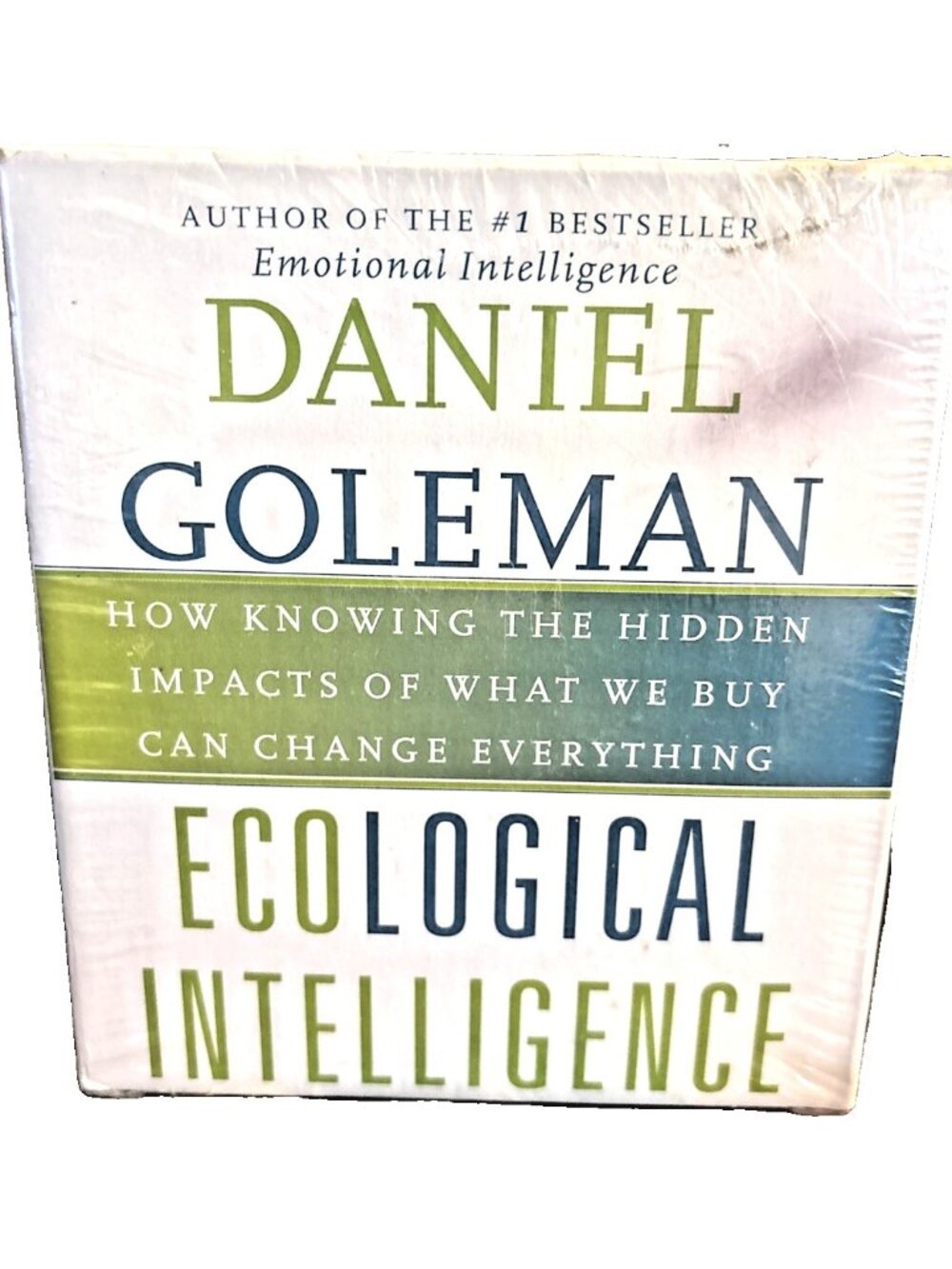Ecological Intelligence Audiobook Daniel Goleman 8 CDs How Knowing Impacts NISP